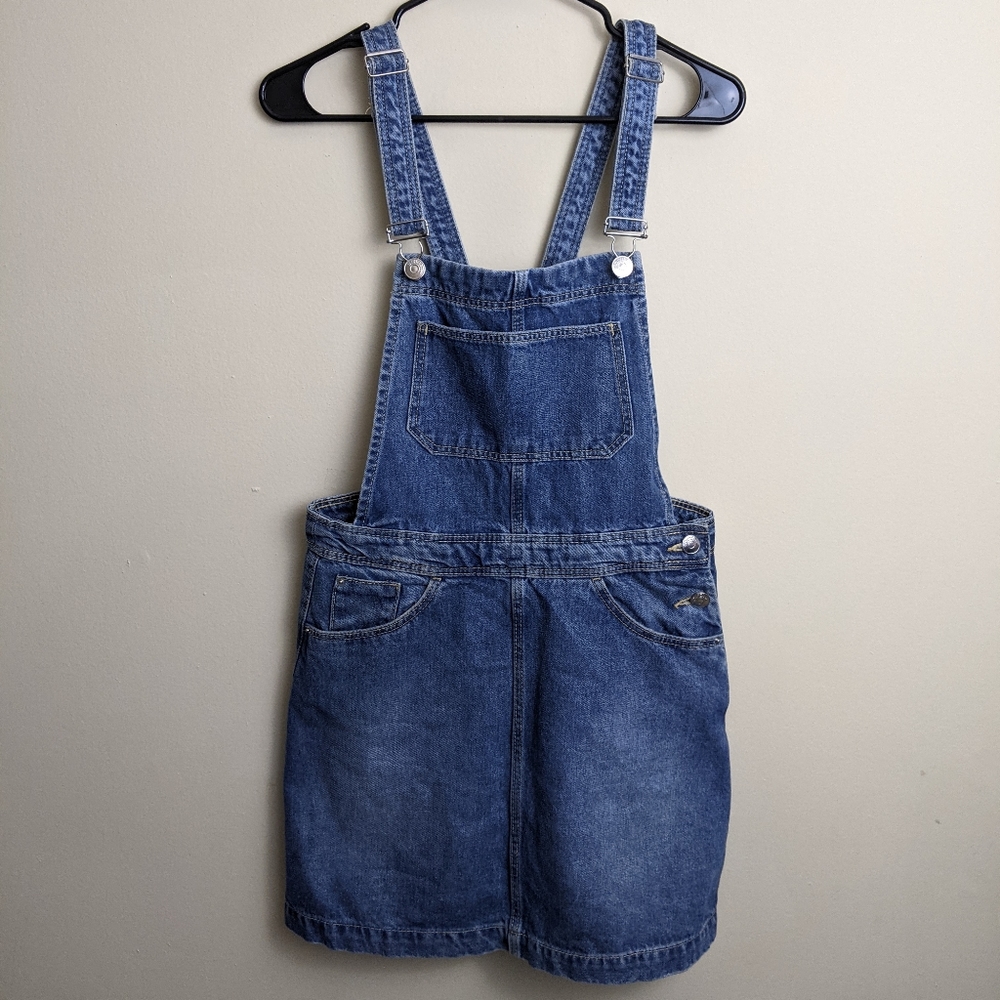 H&M denim overall dress jumper